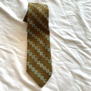 Vintage 1970's Disco Green Tie